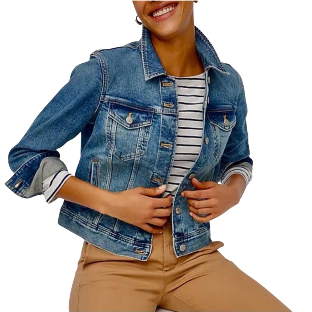 J. CREW Denim Jacket • Size XL • EXCELLENT LIKE NEW CONDITION